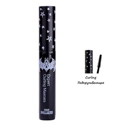 Чёрная тушь для подкручивания ресниц с карнаубским воском Urban Dollkiss Black Devil Expert Curling Mascara, BAVIPHAT   10 мл