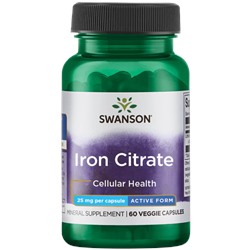 Swanson Iron Citrate 25 mg