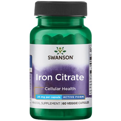 Swanson Iron Citrate 25 mg