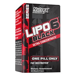 Nutrex Lipo 6 Black Ultra Concentrate International формула US