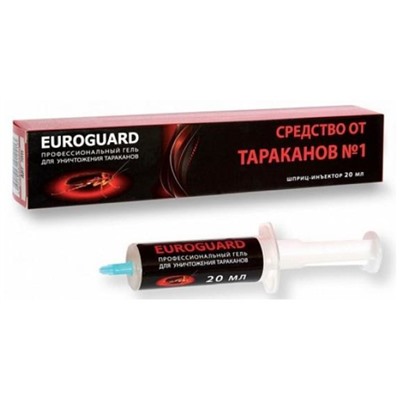 Гель-шприц для уничтожения тараканов и муравьев Export, Eurogard 30 г