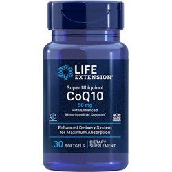 Life Extension Super Ubiquinol CoQ10 w/ Enh Mito Sup 50mg