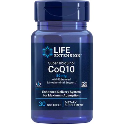 Life Extension Super Ubiquinol CoQ10 w/ Enh Mito Sup 50mg