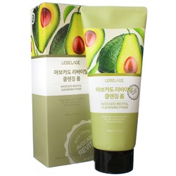 Пенка для умывания восстанавливающая с авокадо AVOCADO REVITAL CLEANSING FOAM, LEBELAGE, 180 мл