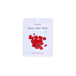 Маска тканевая Rose Nature Skin Mask, FOODAHOLIC, 23 мл