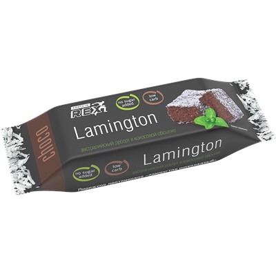 Proteinrex Пирожное протеиновое Lamington (8шт в уп) 50 г