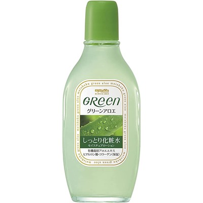 Увлажняющий лосьон для ухода за очень сухой кожей лица Green Plus Aloe Moisture Lotion, MEISHOKU 170 мл