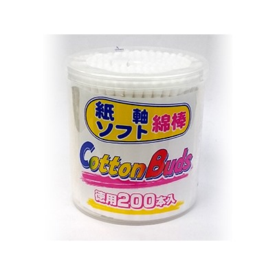 Ватные палочки косметологические, Cotton Buds, Gel Corporation 200 шт.