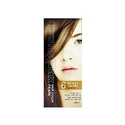 Краска для волос на фруктовой основе Fruits Wax Pearl Hair Color, оттенок 06 Light Blonde, WELCOS   60 мл/60 г