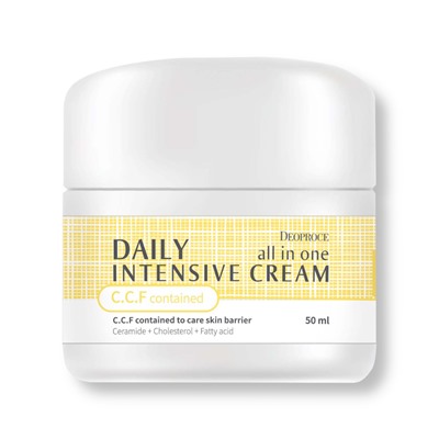 Крем увлажняющий DAILY ALL IN ONE INTENSIVE CREAM,  DEOPROCE, 50 мл