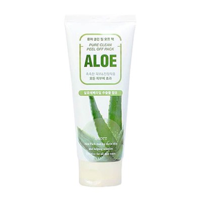 Маска-плёнка для лица на основе экстракта алоэ Aloe Pure Clean Peel Off Pack, JIGOTT   180 мл