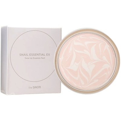 Пудра Snail Essential EX Tone Up Essence Pact refill, THE SAEM, 15 г