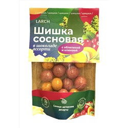 Шишка сосновая в шоколаде Ассорти Облепиха и Клюква / дой пак / 60 г / LARCH