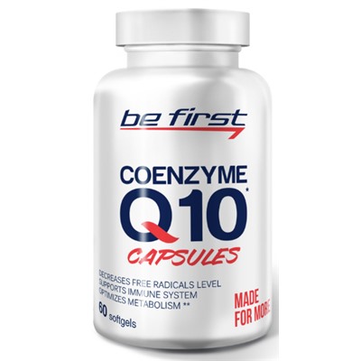 Be First Coenzyme Q10 60 гелевых капсул