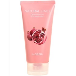 Пенка для лица с экстрактом граната Natural Daily Cleansing Foam Pomegranate, THE SAEM, 150 мл