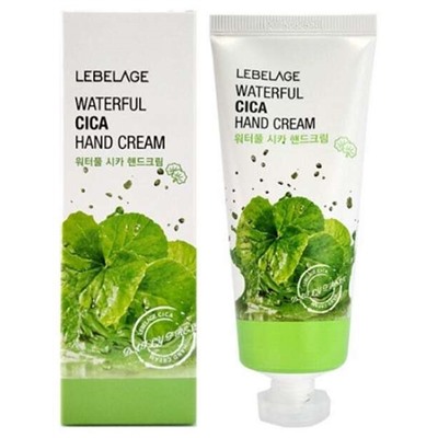 Крем для рук с экстрактом центеллы азиатской WATERFUL CICA HAND CREAM, LEBELAGE, 100 мл