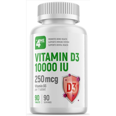 4Me Nutrition Vitamin D3 10000 IU