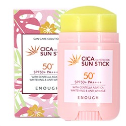 Стик солнцезащитный для лица и тела с центеллой, Cica Sun Stick SPF50+/PA++++, Enough, 20 г