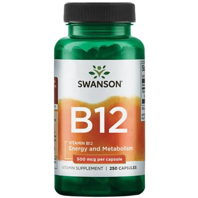 Swanson Vitamin B-12 500 mcg