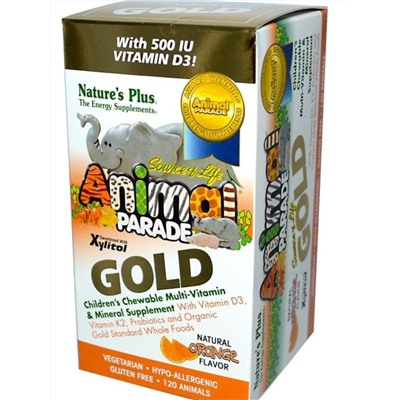 Nature's Plus AP GOLD ORANGE CHEWABLE 120