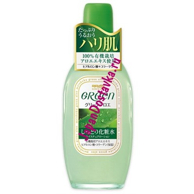 Увлажняющий лосьон для ухода за очень сухой кожей лица Green Plus Aloe Moisture Lotion, MEISHOKU 170 мл