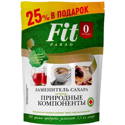 Fit Parad Смесь подсластителей "ФитПарад № 7" на основе эритритола (дойпак) 500 г