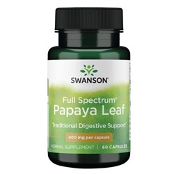 Swanson Full Spectrum Papaya Leaf 400 mg