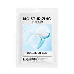 Маска тканевая увлажняющая с гиалуроновой кислотой Hyaluronic Acid Moisturizing Mask Sheet, L.SANIC, 25 мл