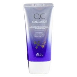 CC крем для лица, CC Cream (Tube) Collagen SPF 50, Ekel, 50 мл