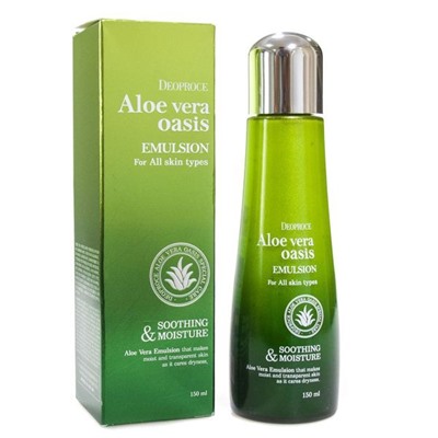 Эмульсия увлажняющая ALOE VERA OASIS SOOTHING EMULSION, DEOPROCE, 150 мл