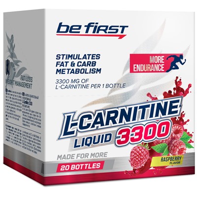 Be First L-carnitine 3300 (20 амп Х 25 мл)