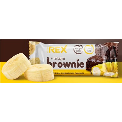 Proteinrex Пирожное протеиновое Brownie (12шт в уп) 50 г