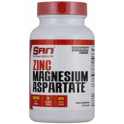 SAN ZMA PRO (Zinc Magnesium Aspartate) 90 капс