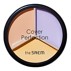 Консилер Cover Perfection Triple Pot Concealer 04 Tone Up Beige, THE SAEM