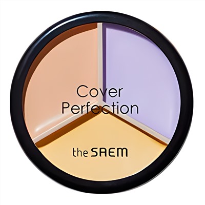 Консилер Cover Perfection Triple Pot Concealer 04 Tone Up Beige, THE SAEM