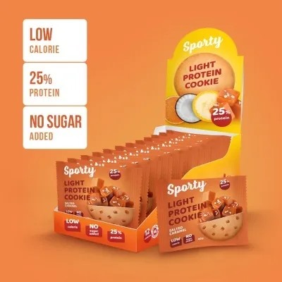 Sporty Печенье Protein Light (12 шт в уп) Упаковка 40 г