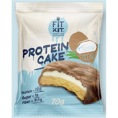 FITKIT Protein cake с начинкой (24 шт в уп) 70 г